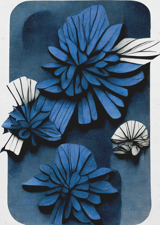 Blue Blossom Depth | Poster