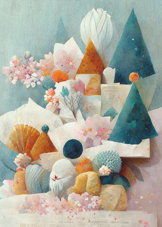 Whimsical Bloomscape | Canvas