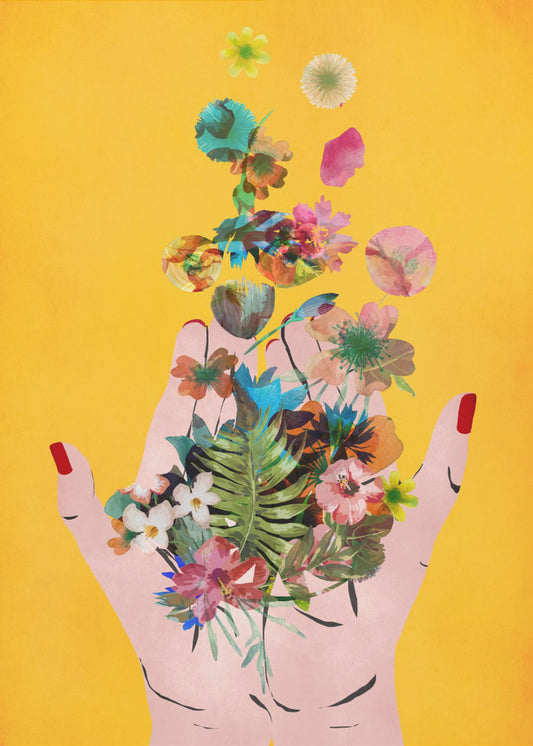 Floral Whirlwind | Canvas