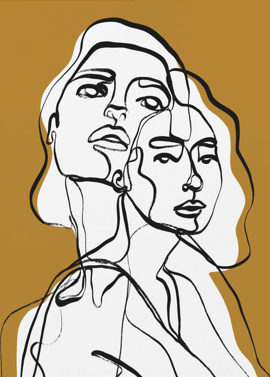 Interwoven Faces | Poster