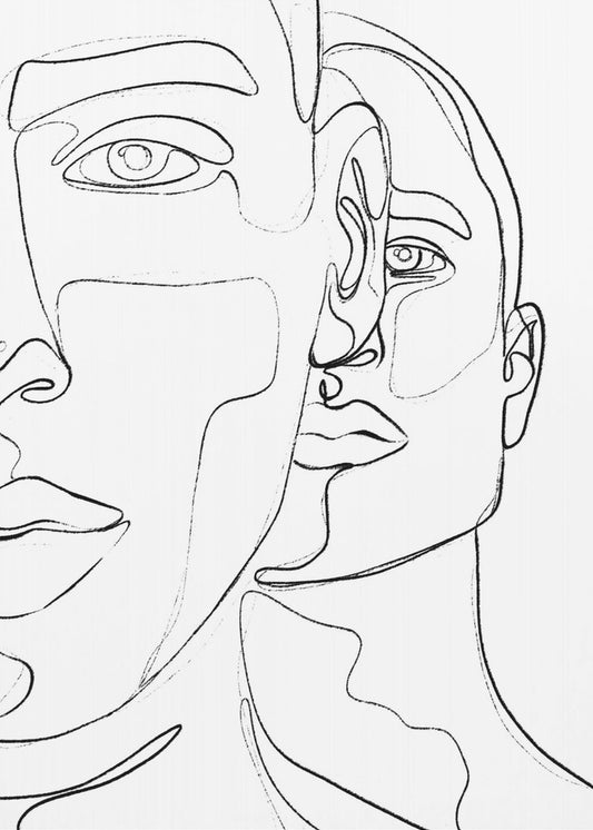 Intertwined Faces | Poster