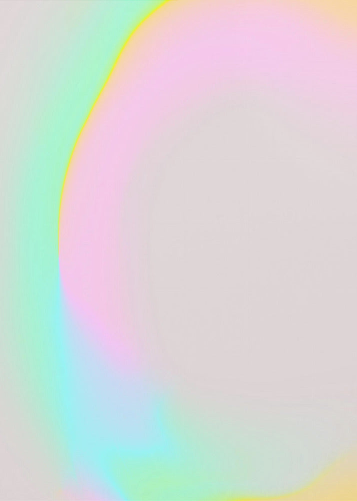 Pastel Glow Curve | Poster