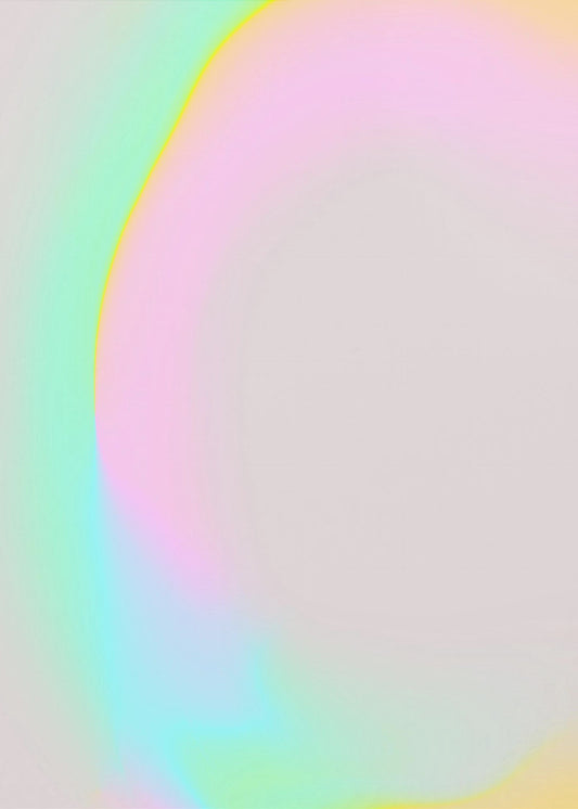 Pastel Glow Curve | Poster