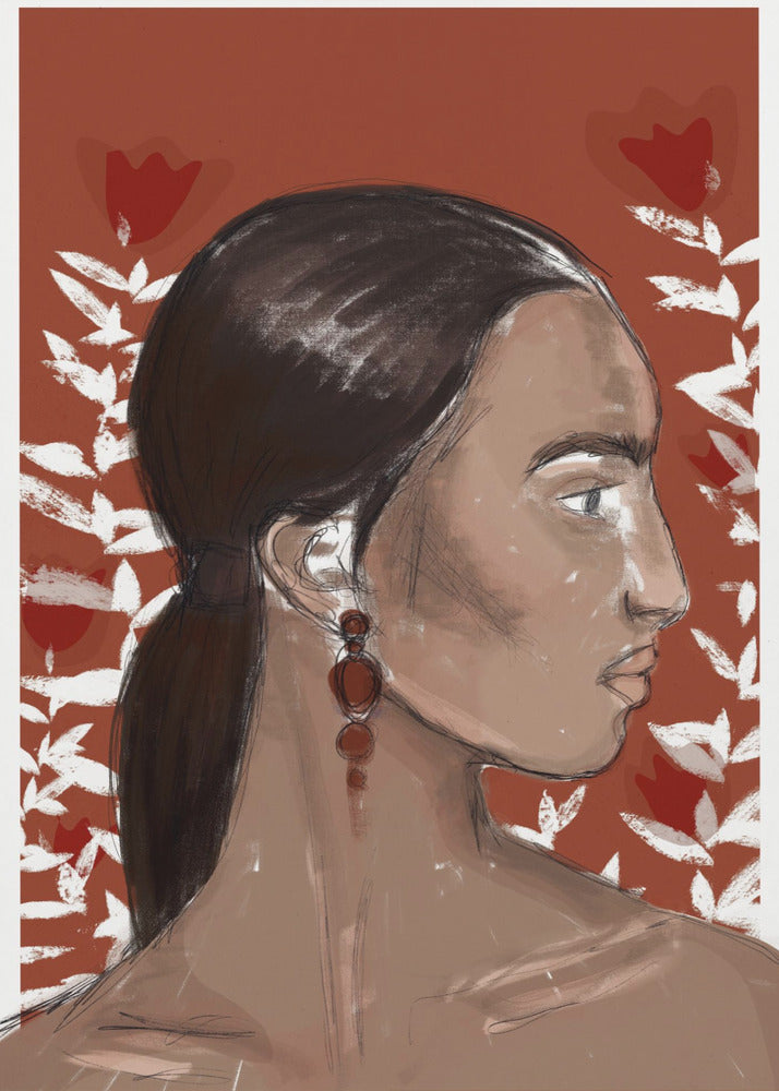 Crimson Elegance | Poster