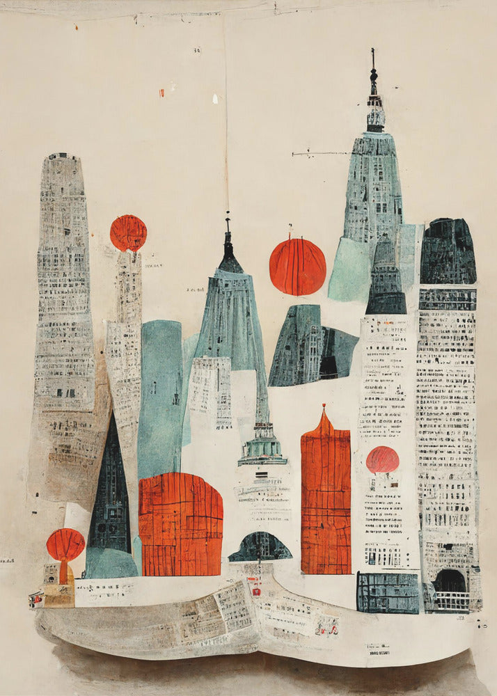 Cityscape Collage | Poster