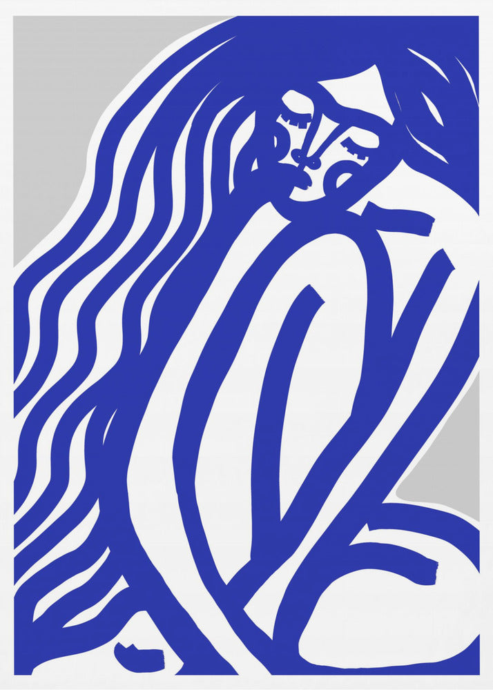 Blue Contours | Canvas