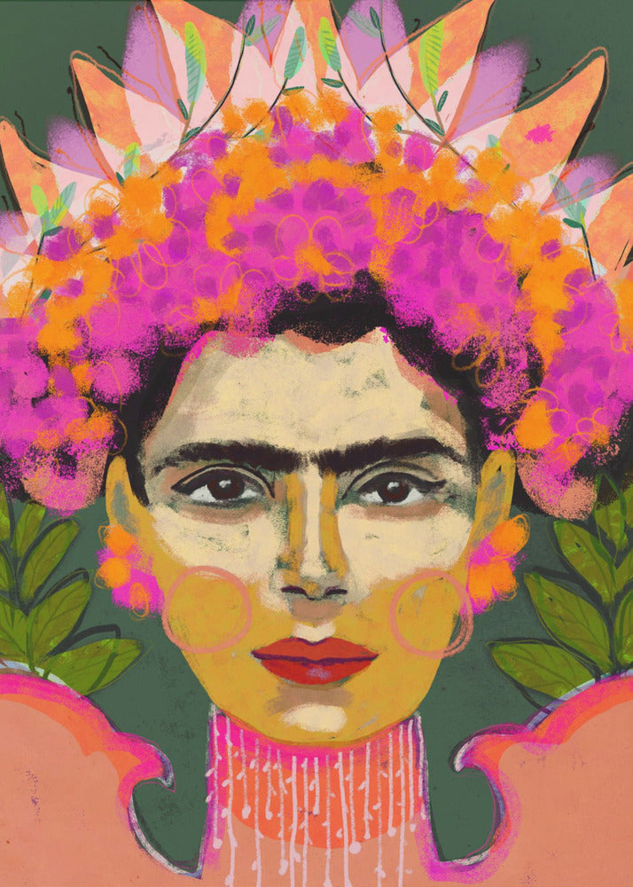 Vibrant Floral Crown | Poster