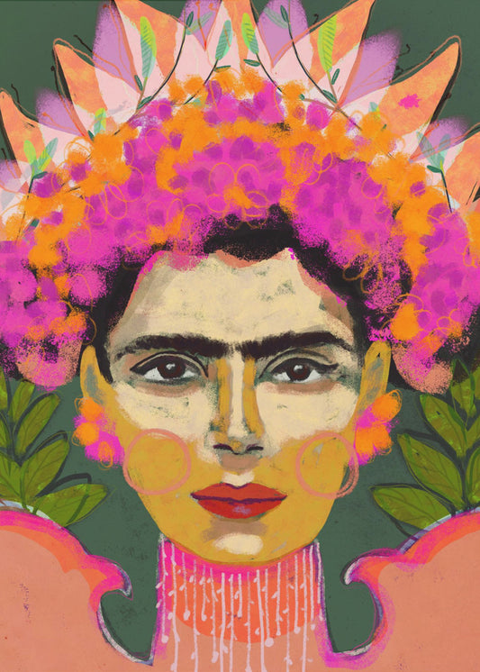 Vibrant Floral Crown | Poster