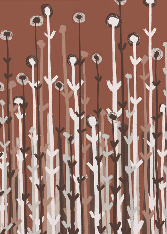 Whimsical Stems | Poster