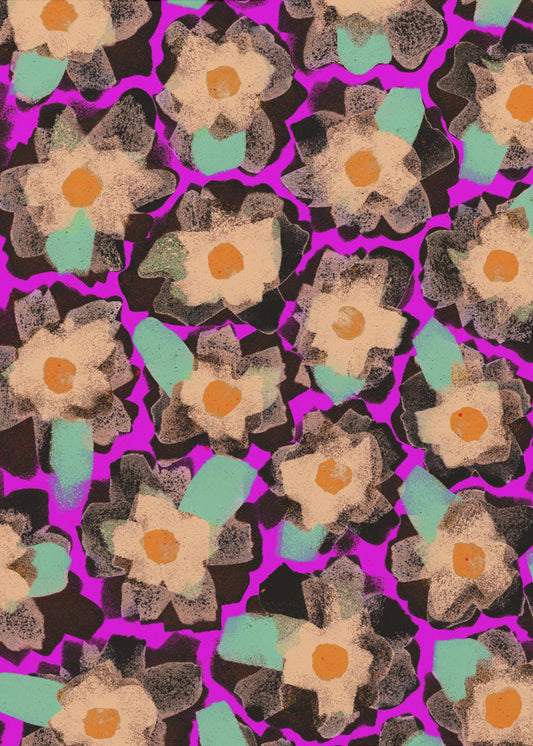 Vibrant Petal Dance | Canvas