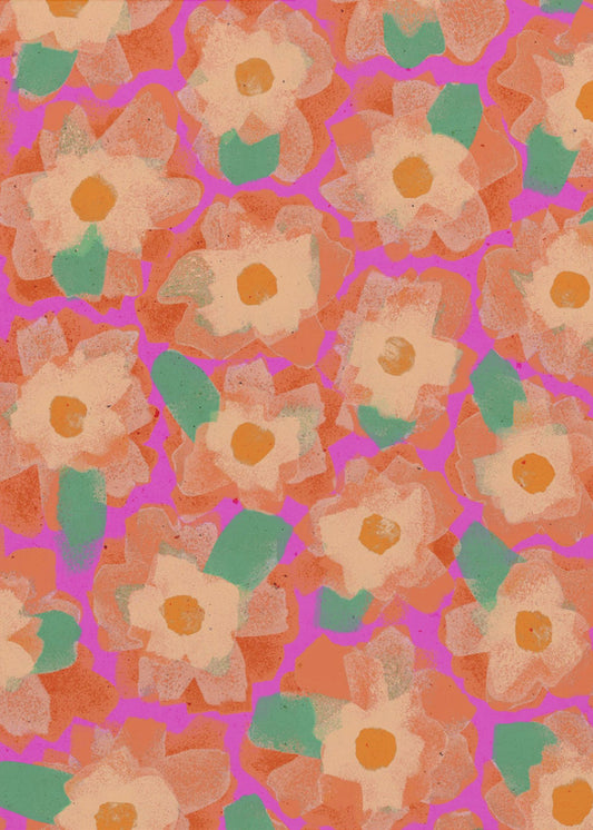 Vibrant Petal Dance | Poster