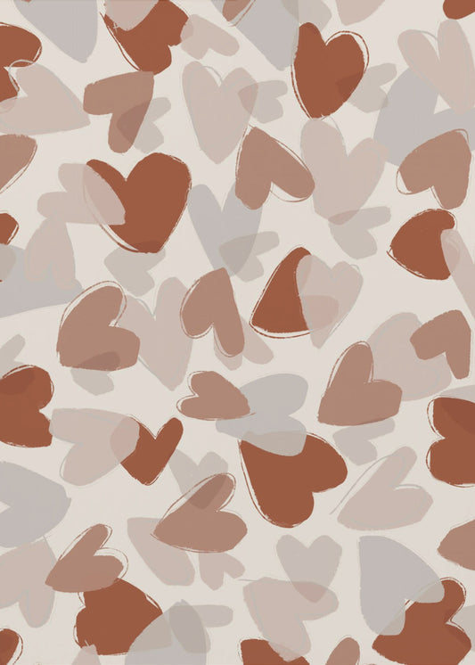 Autumn Heart Cascade | Canvas