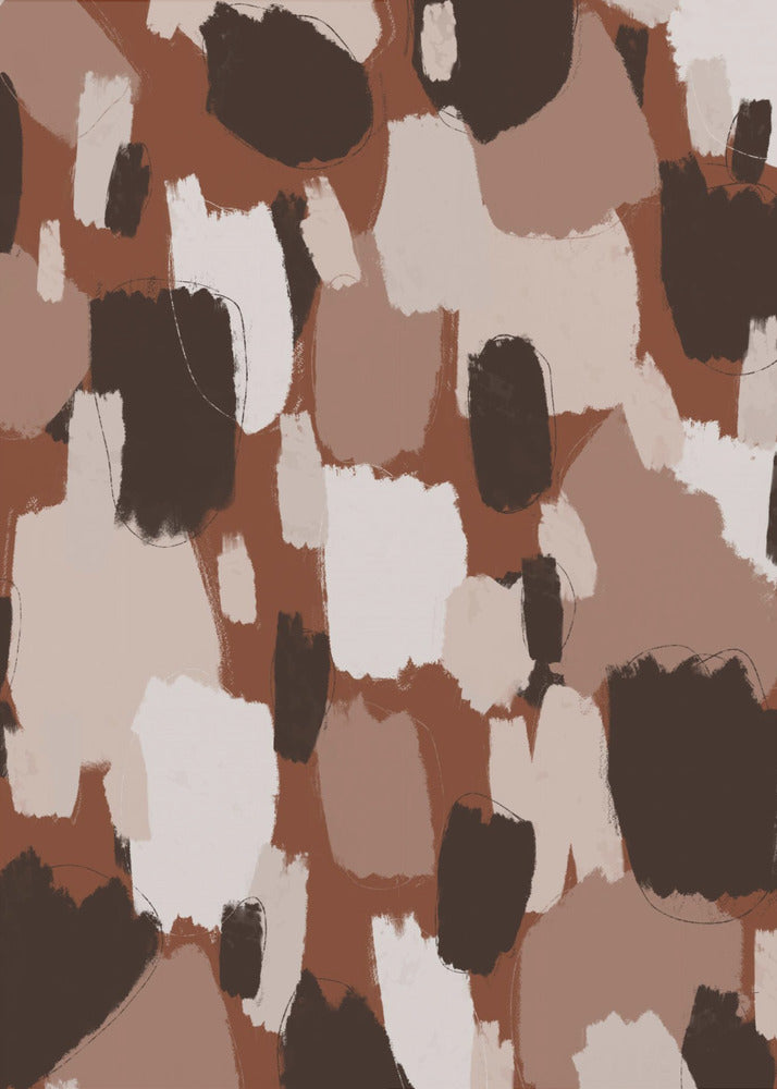 Earthy Brush Strokes | Poster