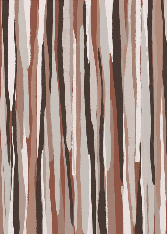 Vertical Earth Tones | Canvas