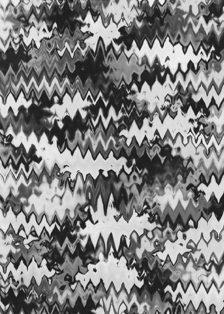 Zigzag Monochrome | Canvas