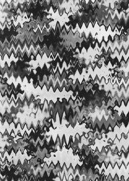 Zigzag Monochrome | Canvas