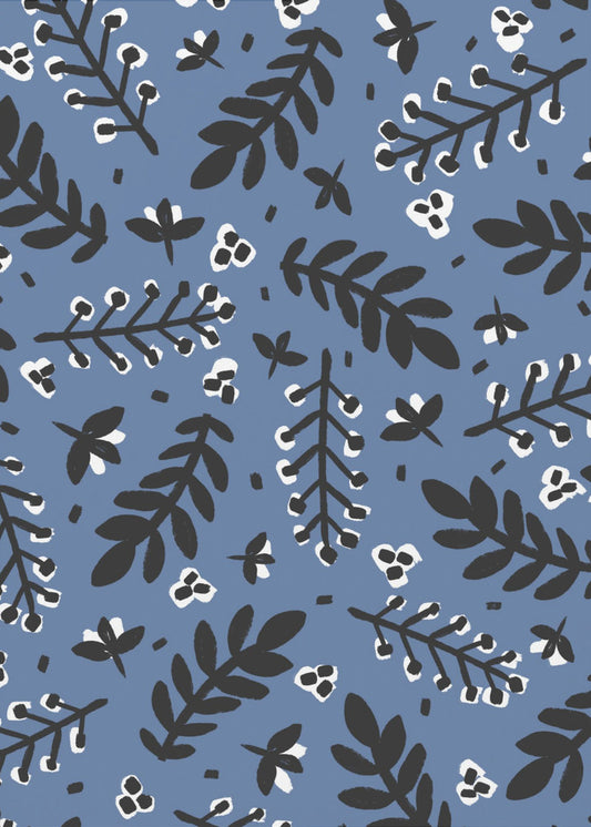 Leafy Nightscape | Canvas