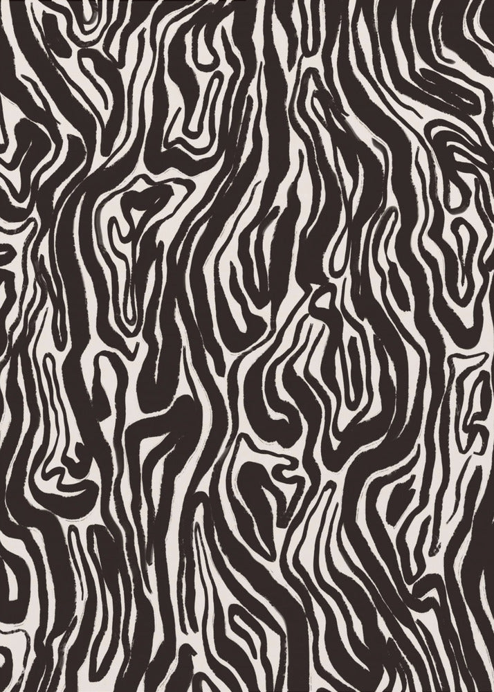 Zebra Waves | Poster
