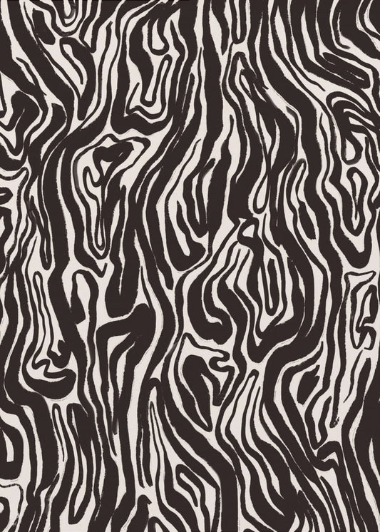 Zebra Waves | Canvas