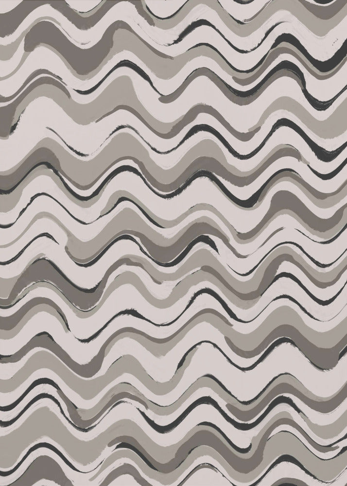 Monochrome Waves | Canvas