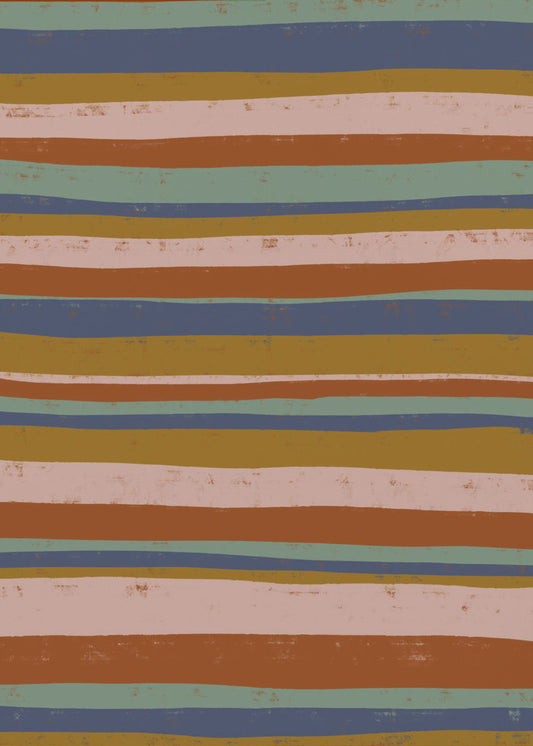 Earthy Stripes Flow | Poster