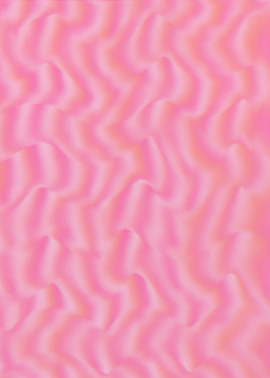 Rippling Pink Waves | Canvas
