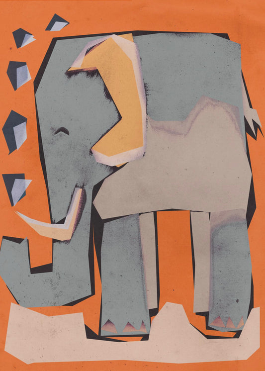 Geometric Elephant | Poster