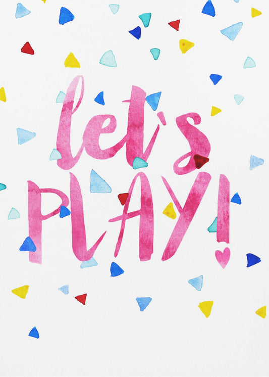 Playful Confetti Burst | Poster