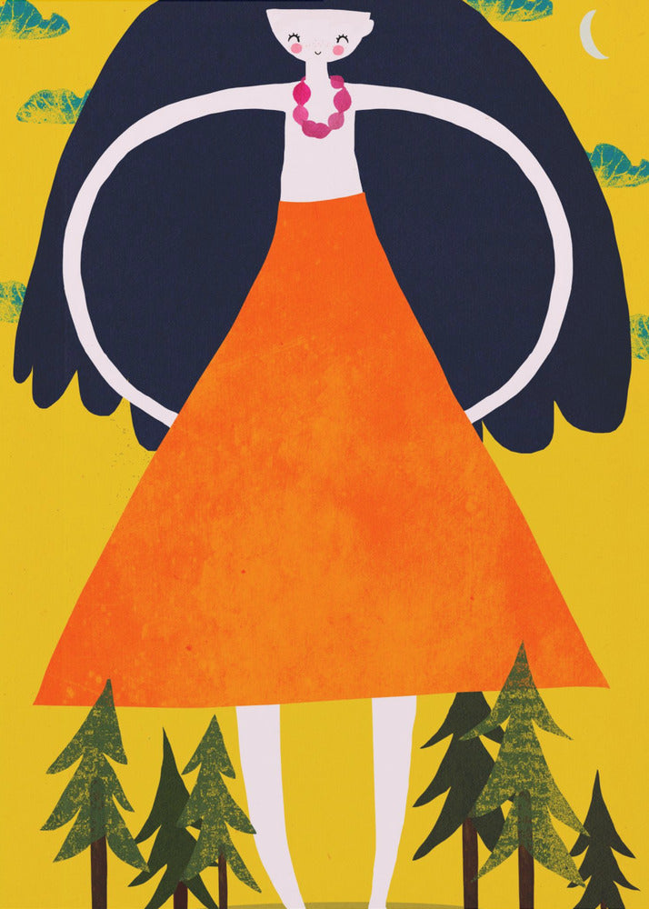 Giantess in the Woods | Canvas