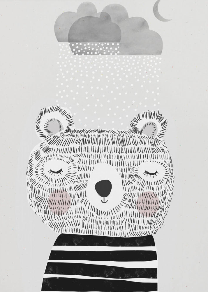 Dreamy Bear Clouds | Canvas