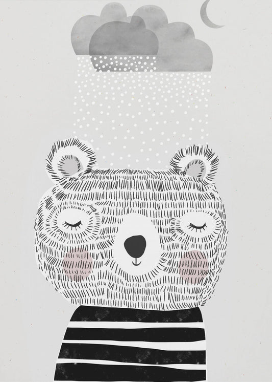 Dreamy Bear Clouds | Canvas