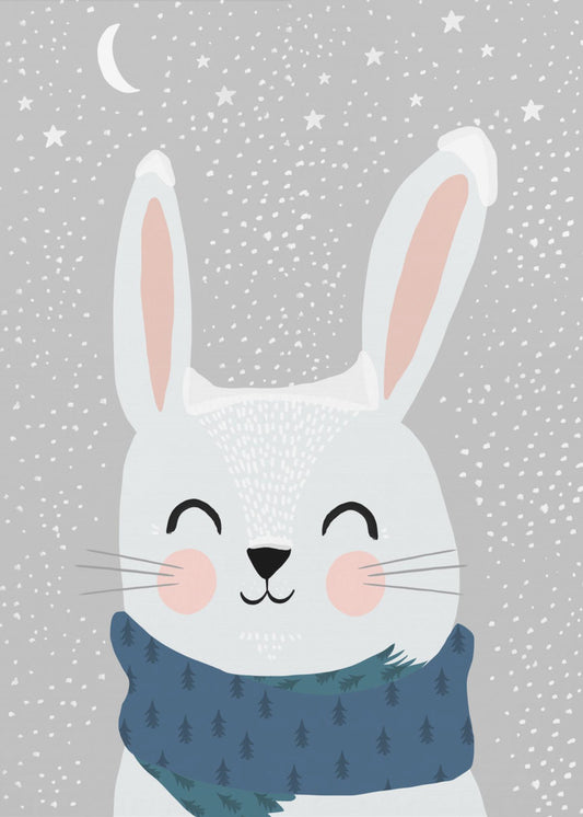 Winter Bunny Bliss | Canvas