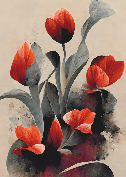 Crimson Blossoms | Poster