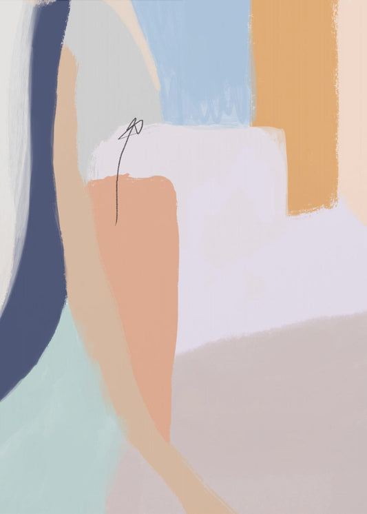 Soft Pastel Hues and Bold Brushstrokes | Canvas