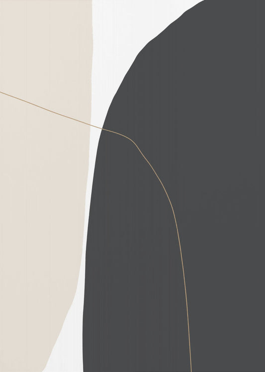 Delicate Curved Shapes | Poster