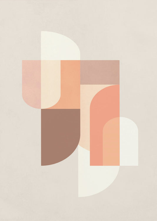 Retro Geometric III | Poster