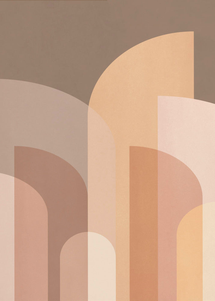 Retro Geometric II | Poster