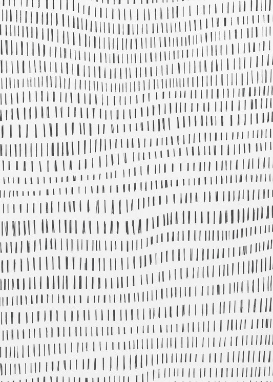 Minimalist Black Lines Rhythmically Arranged | Canvas