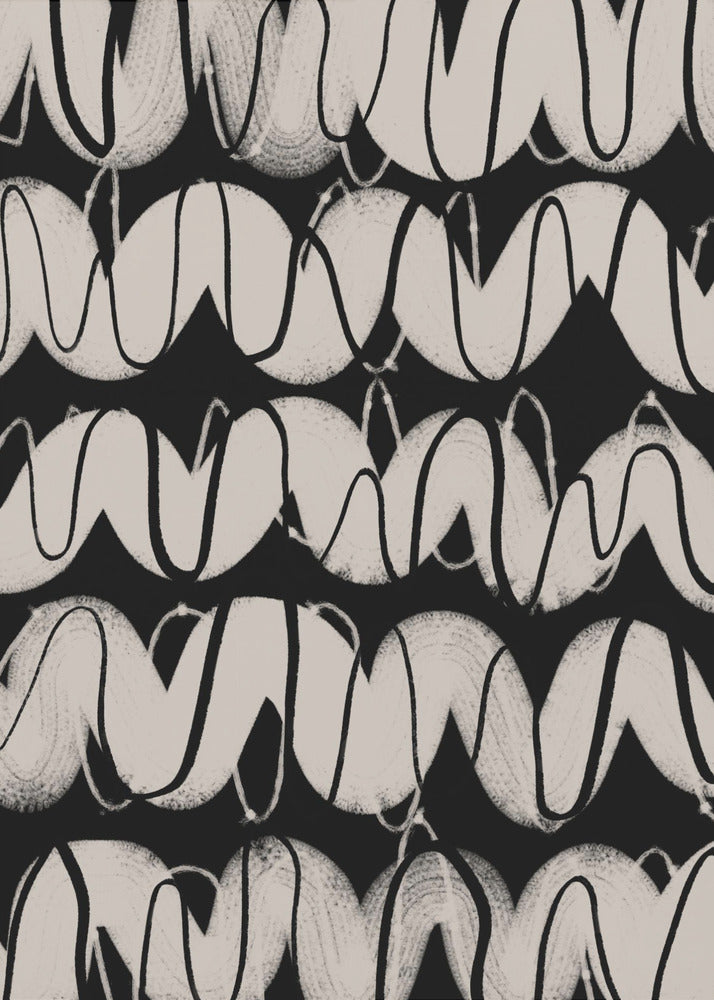 Monochrome Waves | Poster