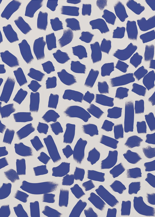 Indigo Strokes | Canvas