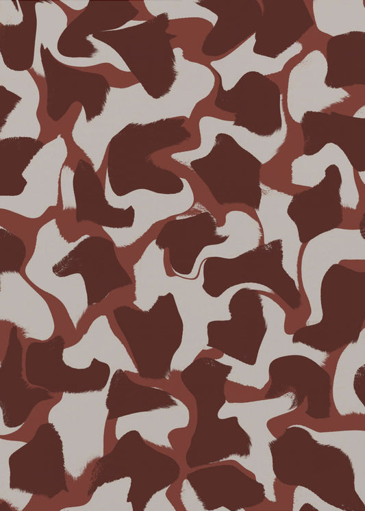 Crimson Whirls | Canvas