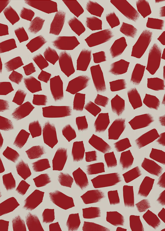 Crimson Fragments | Canvas