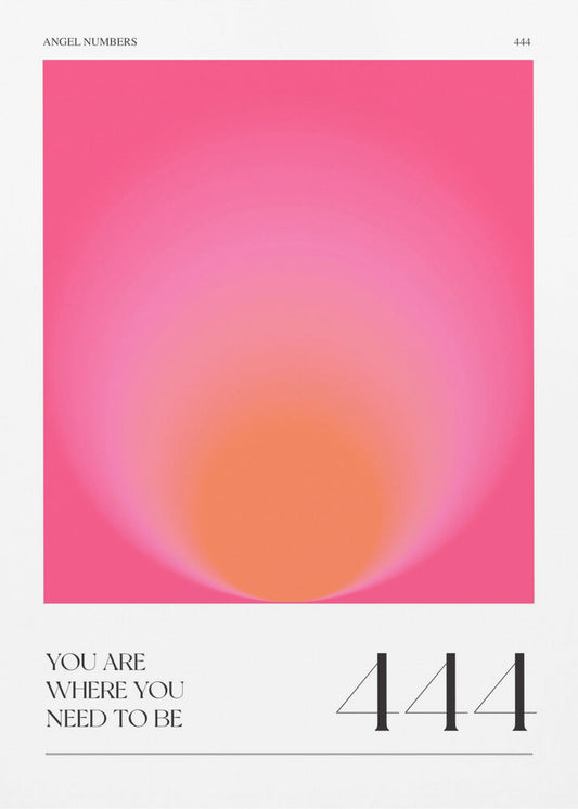 Gradient with Shades of Pink and Orange | Poster