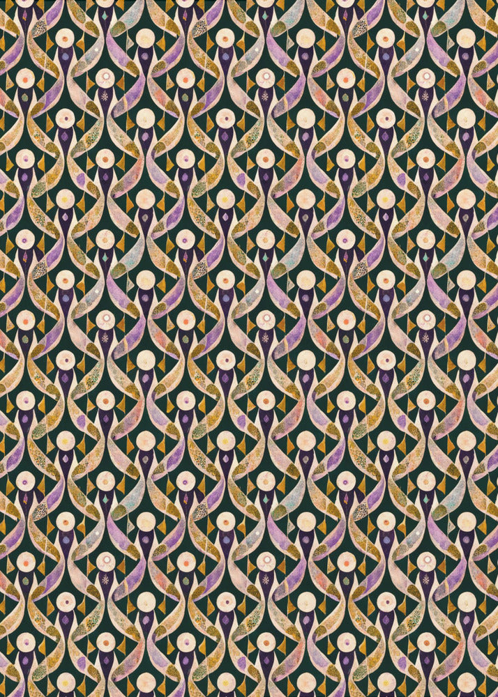 Curved Rhythm Elegance | Canvas