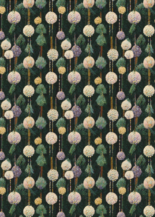 Festive Pine Ornaments | Canvas