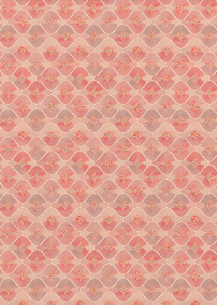 Peachy Waves | Canvas