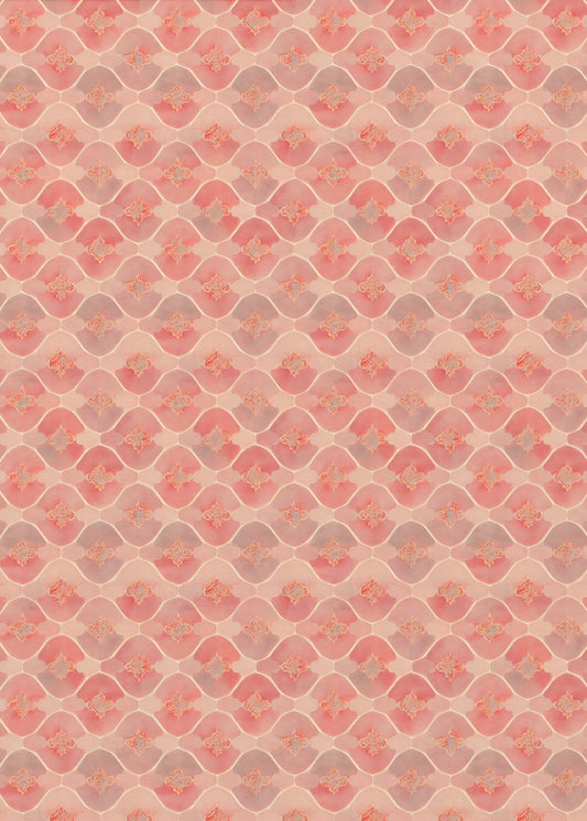 Peachy Waves | Canvas