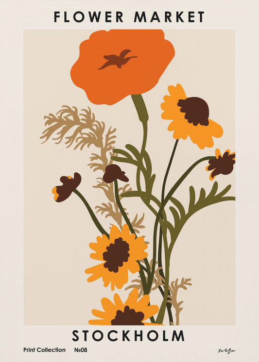 Flower Market. Stockholm | Canvas