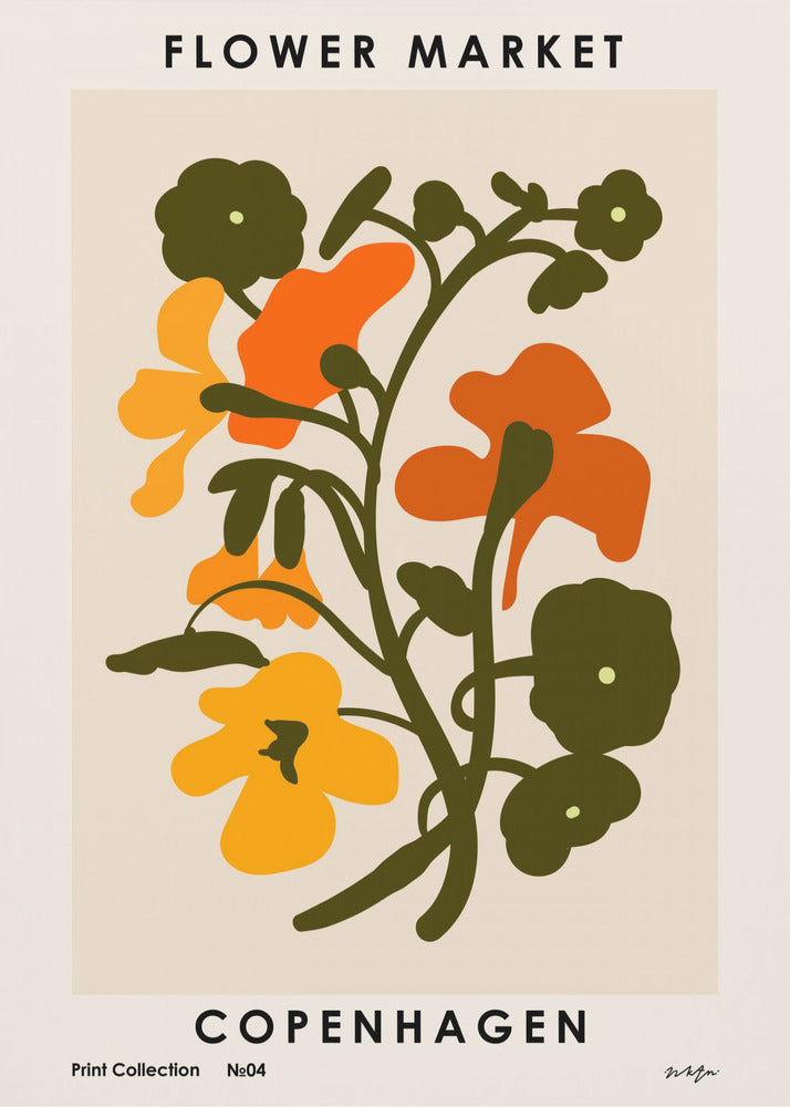 Flower Market. Copenhagen | Canvas