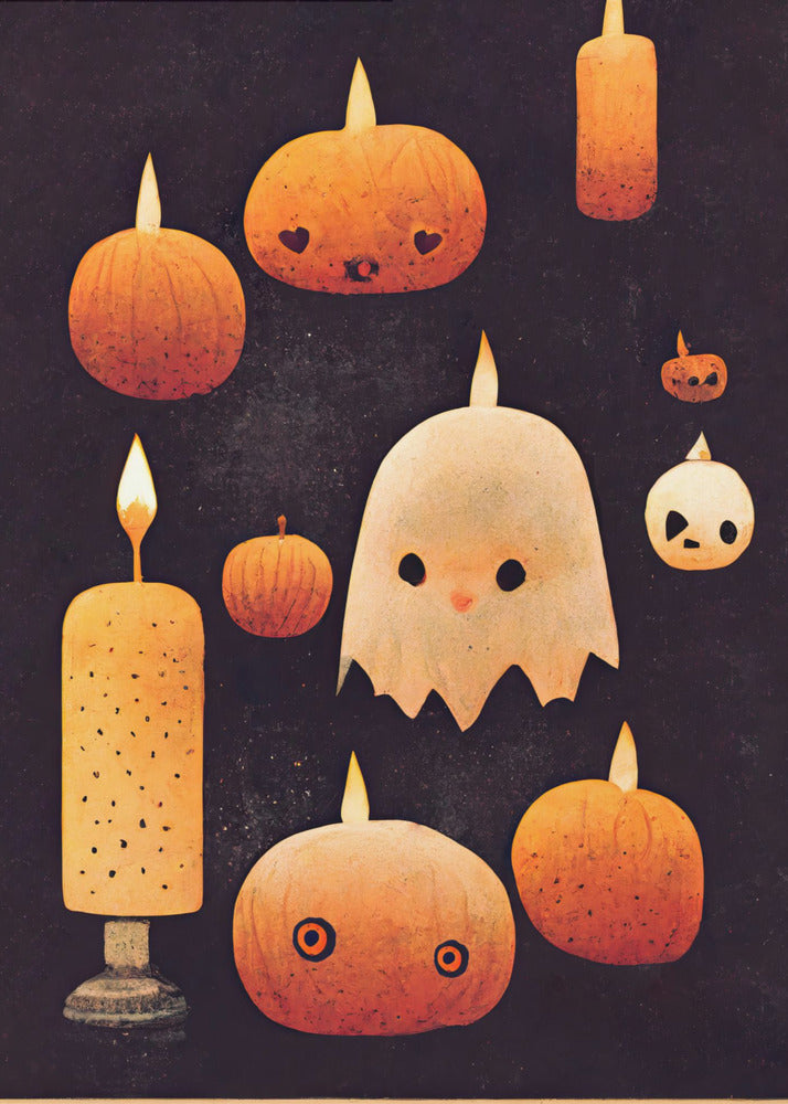Haunted Pumpkin Glow | Poster